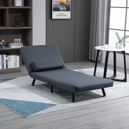 Kendall 75cm Upholstered Tufted Futon Chair