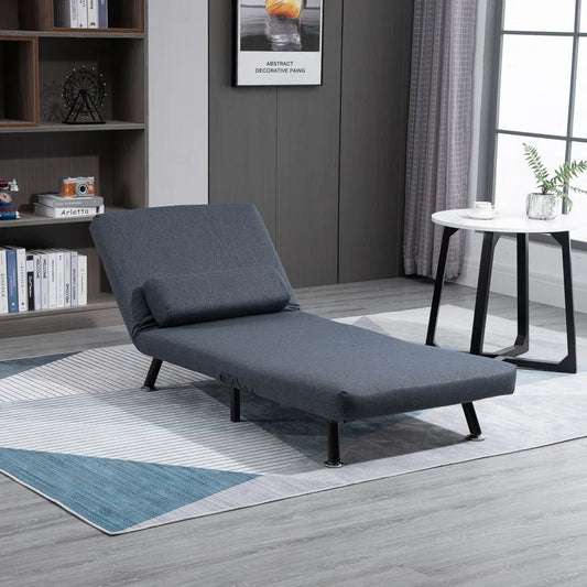 Kendall 75cm Upholstered Tufted Futon Chair