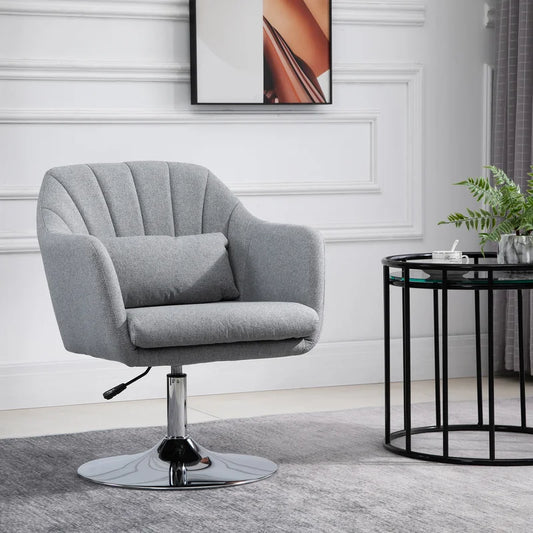 Dorree Upholstered Swivel Armchair