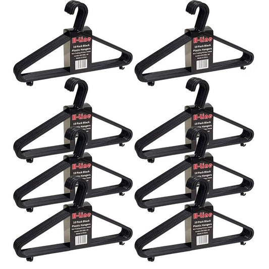 Plastic Standard Hanger for Dress/Shirt/Sweater (Set of 100)