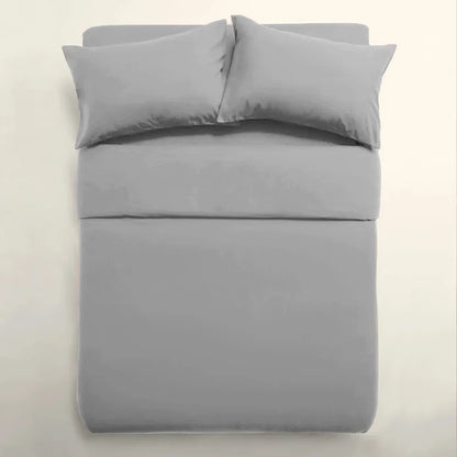 Kiranjot Microfibre 200 TC Reversible Modern & Contemporary Duvet Cover Set With Pillow Cases