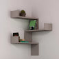 Luci 3 Piece Corner Wall Mounted Floating Shelf Modern Space-Saving Design