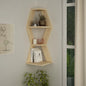 Mariah 3 Piece Corner Shelf with Adjustable Shelves