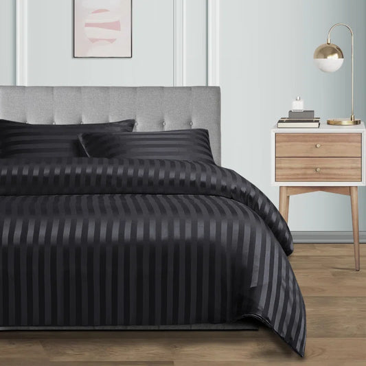 Microfibre 250 Thread Count Reversible Modern & Contemporary Reversible Duvet Cover Set