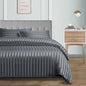 Microfibre 250 Thread Count Reversible Modern & Contemporary Reversible Duvet Cover Set