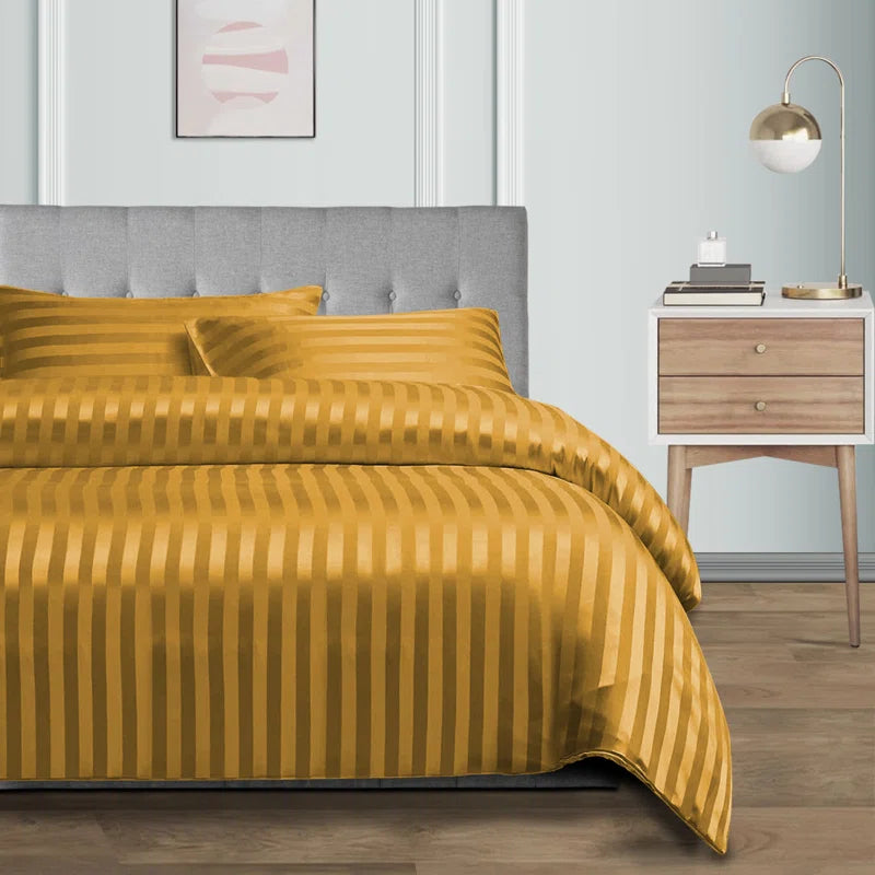Microfibre 250 Thread Count Reversible Modern & Contemporary Reversible Duvet Cover Set