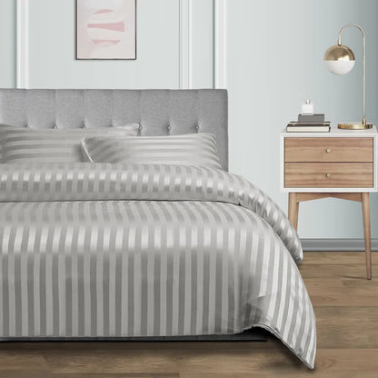 Microfibre 250 Thread Count Reversible Modern & Contemporary Reversible Duvet Cover Set