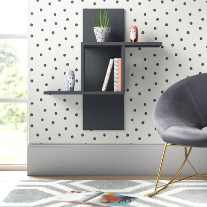 Mill Modern Wall Mounted Floating Shelf 2 Tier