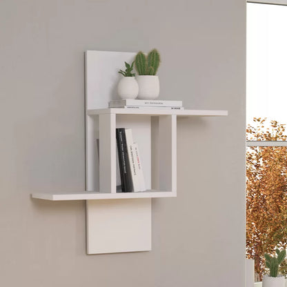 Mill Modern Wall Mounted Floating Shelf 2 Tier