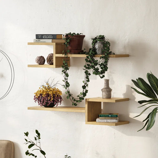 Modern Floating Wall Shelves (Set of 2)