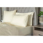 Plain Dye 540 TC Egyptian-Quality Cotton Satin Striped Duvet Cover Set with Pillowcases