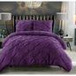 Scalli Luxury Polycotton Pinch Pleat Pintuck Duvet Cover