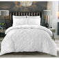 Scalli Luxury Polycotton Pinch Pleat Pintuck Duvet Cover