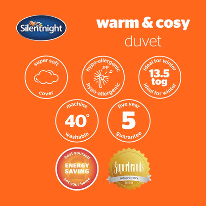 Silentnight Warm And Cosy Duvet - 13.5 Tog