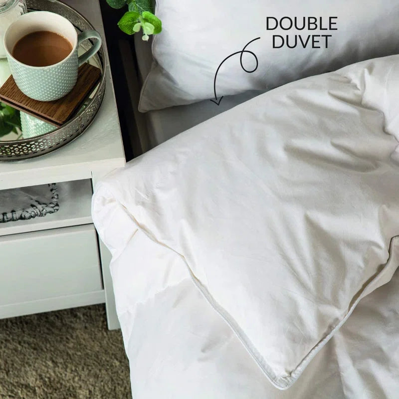 Snuggledown Scandinavian Duck Feather & Down 10.5 Tog All Year Round Duvet with 2 Pillows