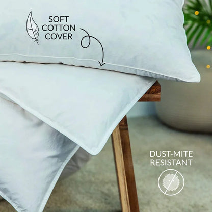 Snuggledown Scandinavian Duck Feather & Down 10.5 Tog All Year Round Duvet with 2 Pillows