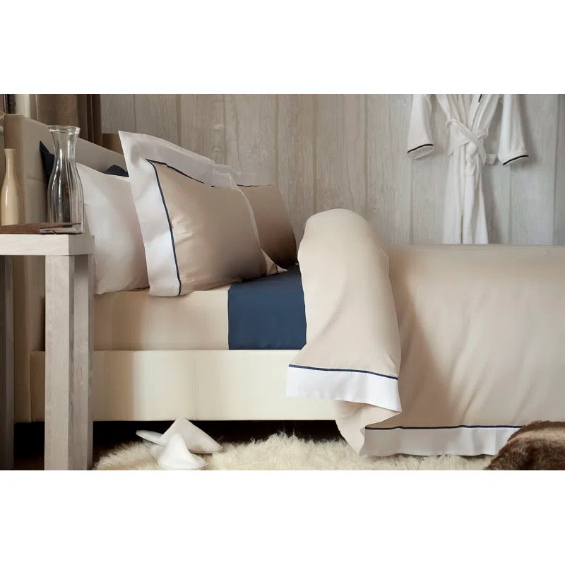 Solid Colour Duvet Cover Set with Pillowcases