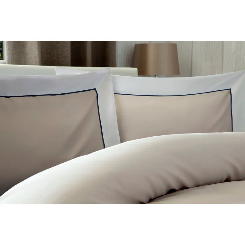 Solid Colour Duvet Cover Set with Pillowcases