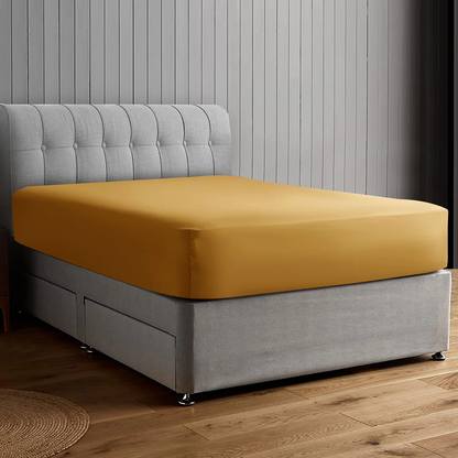 Aerona 200 Thread Count Microfiber Brushed Fitted Sheet