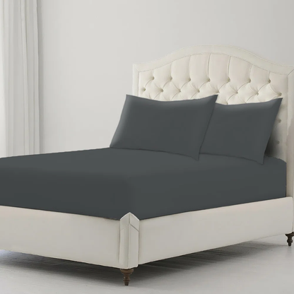 300 Thread Count Egyptian - Quality Cotton Percale Fitted Sheet