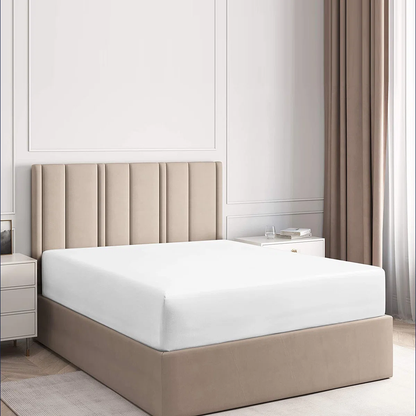 300 Thread Count Egyptian - Quality Cotton Percale Fitted Sheet